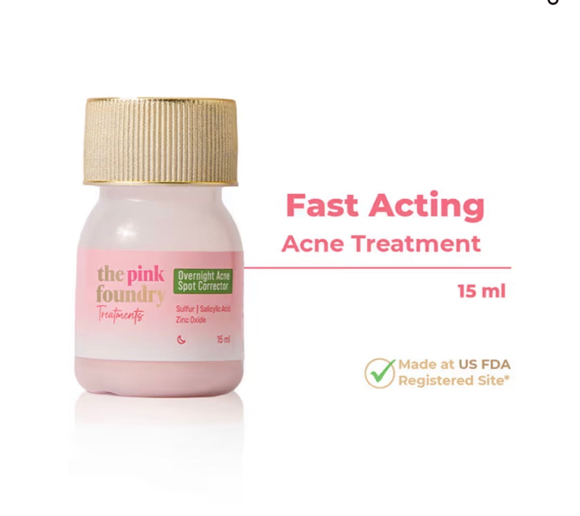 Pink foundry acne control serum