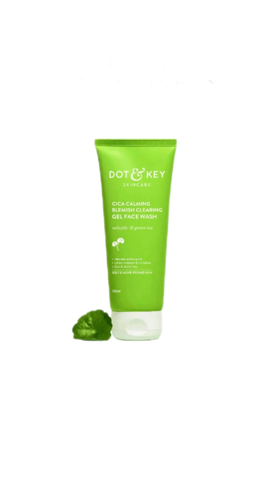 Dot and key Cica Calming Blemish Clearing Gel Face Wash