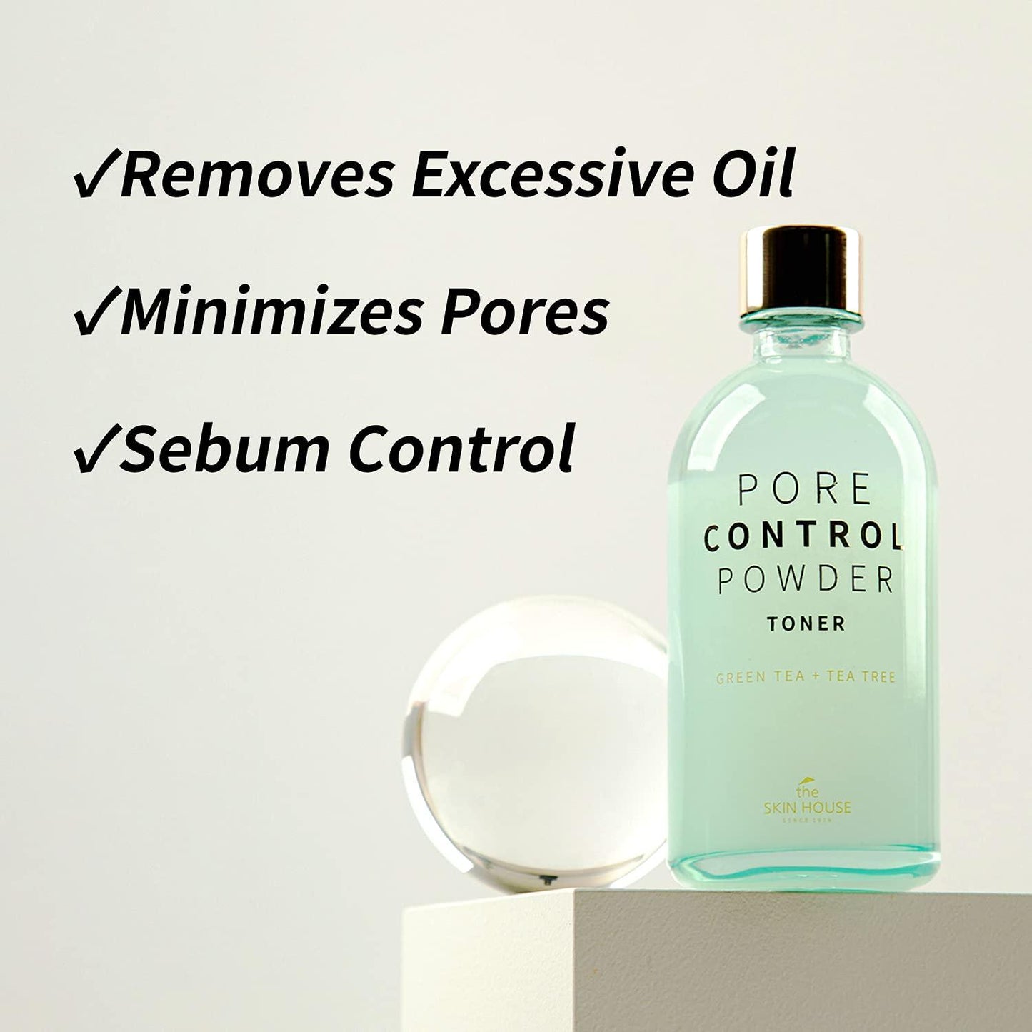 The Skin House Pore Control Powder Toner Green Tea + Tea Tree 130 ml