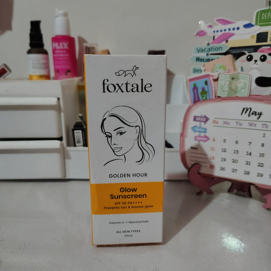 Foxtale 50 glow sunscreen