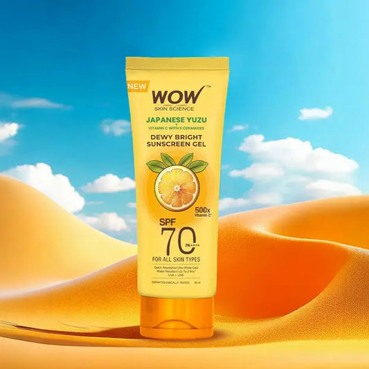 Wow skin science japanese yuzu sunscreen gel