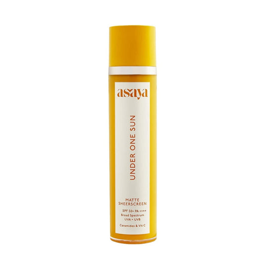 Asaya Matte Sheerscreen Gel - Broad Spectrum Sunscreen Gel SPF 50