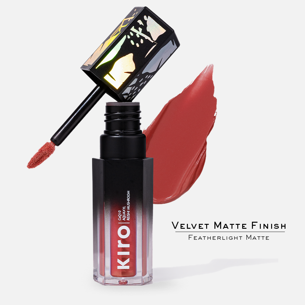 Kiro Beauty velvet souffle soft matte liquid lipstick in shade Hazelnut Crush