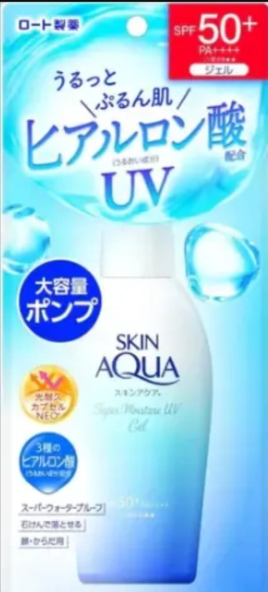 Skin Aqua Sunscreen Super Moisture Gel Pump SPF50+ PA++++