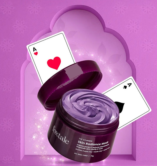 Foxtale Skin Radiance De-Tan Mask
Removes tan + Removes blackheads + Brightens skin | 75 ml