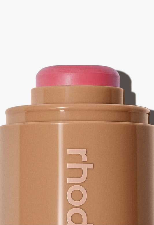 Rhode Pocket Blush sprinkle - 
warm pearly pink