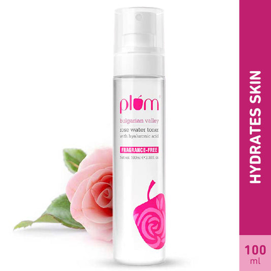 Plum
Bulgarian Valley Rose Water Alcohol-Free Spray Toner With Hyaluronic Acid, Hydrates & Refreshes
(100ml)