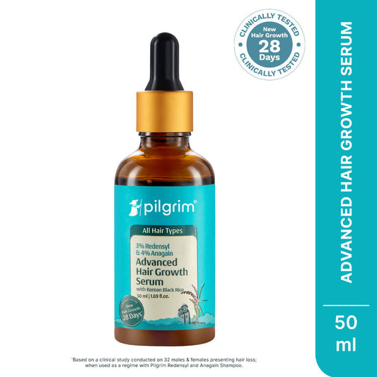 Pilgrim
Redensyl & Anagain Advanced Hair Growth Serum
(50ml)
