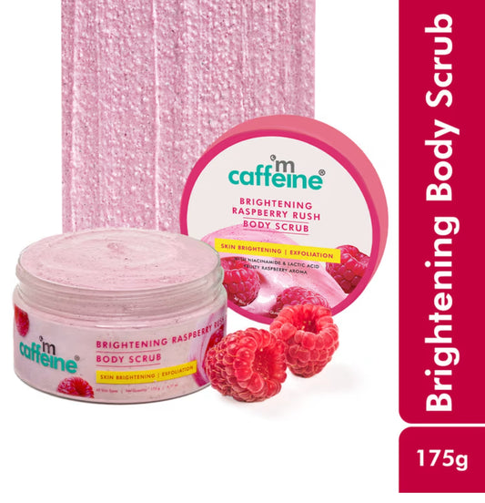 MCaffeine
Brightening Raspberry Rush Body Scrub Removes Tan & Brightens Skin
(175g)