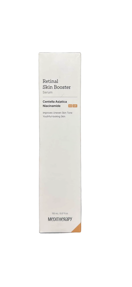 MEDITHERAPY Retinal Skin Booster Serum 5.07 fl. oz - 100ppm Retinal Ideal for Beginner & Sensitive Skin - Advanced Retinol Serum for Face - Retinaldehyde Facial Serum for Uneven Skin Tone & Fine Lines