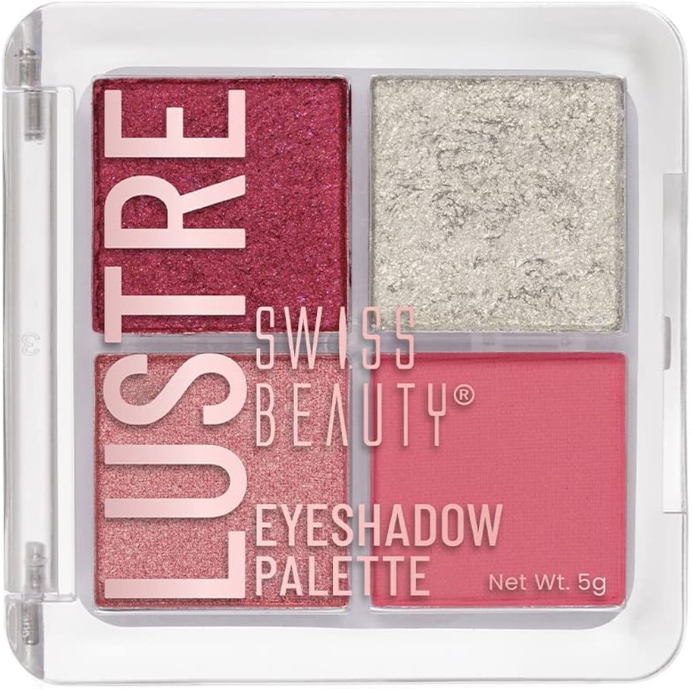 Swiss Beauty Lustre Eyeshadow Palette - Rose N Petals