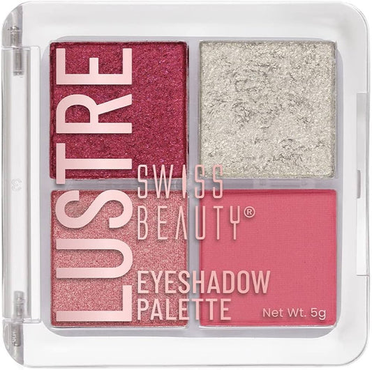 Swiss Beauty Lustre Eyeshadow Palette - Rose N Petals