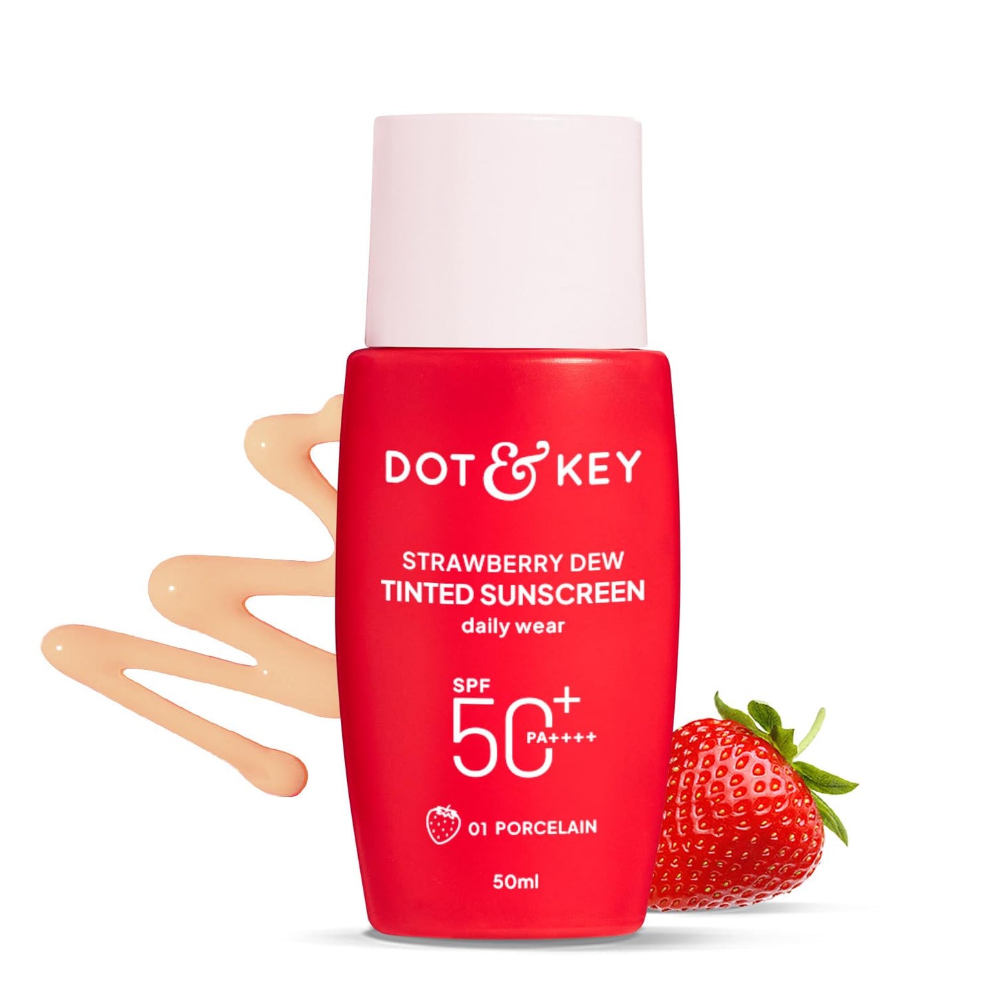 Dot & Key Strawberry Dew Tinted Sunscreen SPF 50+ – Peony