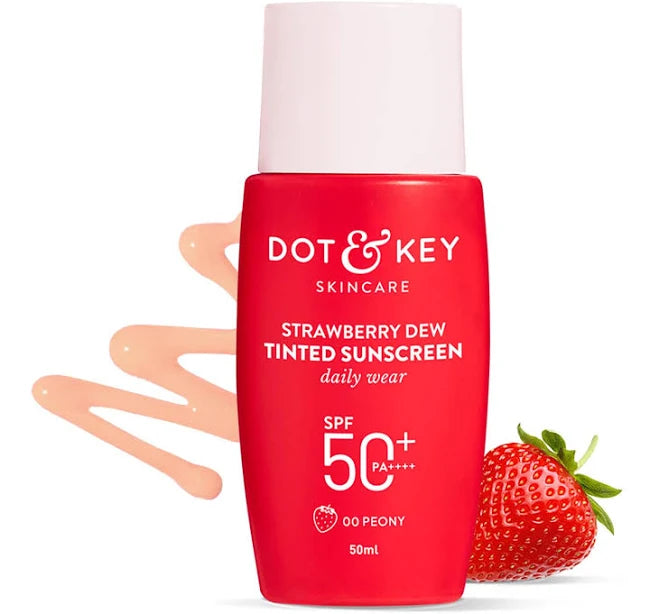 Dot & Key Strawberry Dew Tinted Sunscreen SPF 50+ PA++++ – Peony