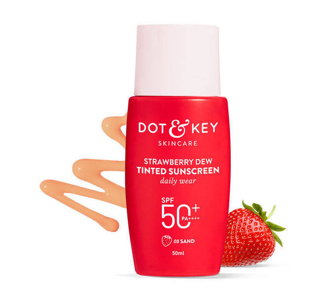 Dot &amp; Key Strawberry Dew Tinted Sunscreen SPF 50+ – Sand