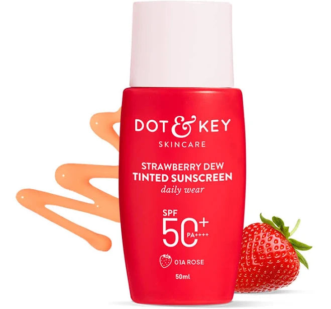 Dot & Key Strawberry Dew Tinted Sunscreen SPF 50+ PA++++ – Rose