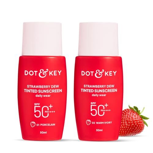 Dot & Key Strawberry Dew Tinted Sunscreen SPF 50+ PA++++ – Warm Ivory