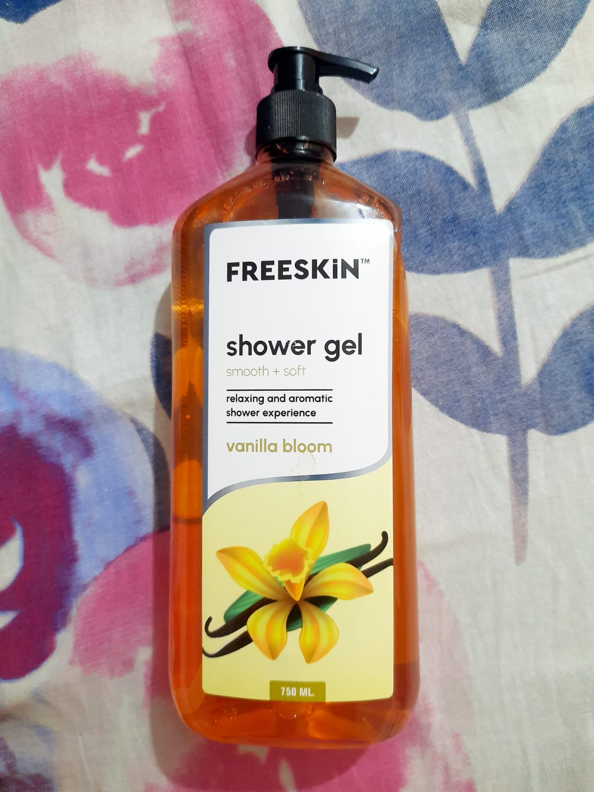 Freeskin Shower gel vanilla bloom 750 ml