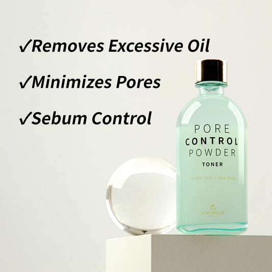 The Skin House Pore Control Powder Toner Green Tea + Tea Tree 130 ml