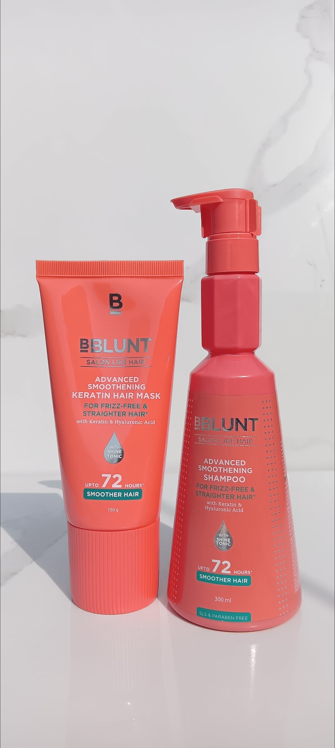 Bblunt smoothening range (shampoo+ hairmask)