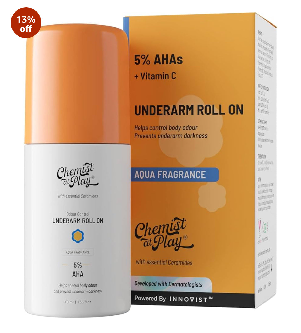 Chemist at Play UnderArm Roll-On (Aqua Fragrance) - 40ml