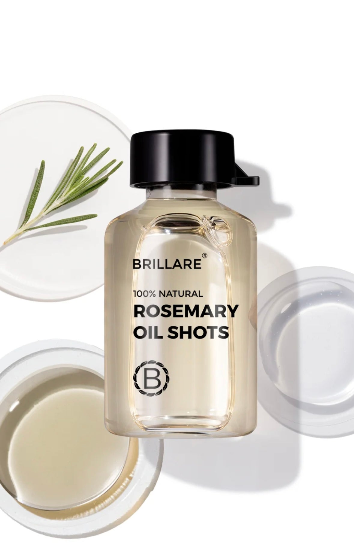 BRILLARE Rosemary Oil Shots For Rapid Hair Growth - 48 ml