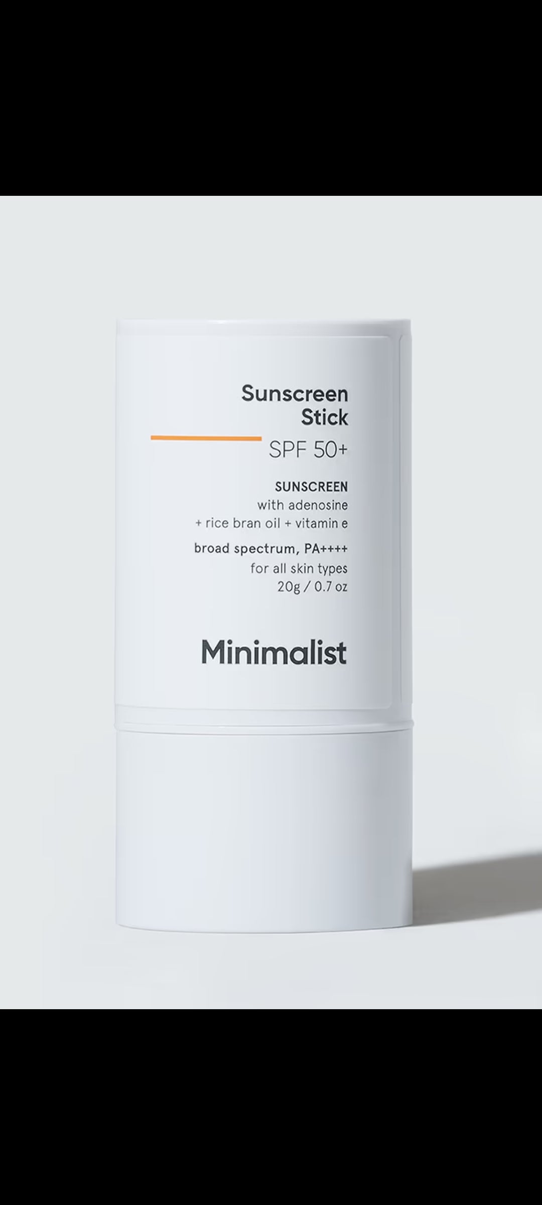 Minimalist SPF 50+ Sunscreen Stick