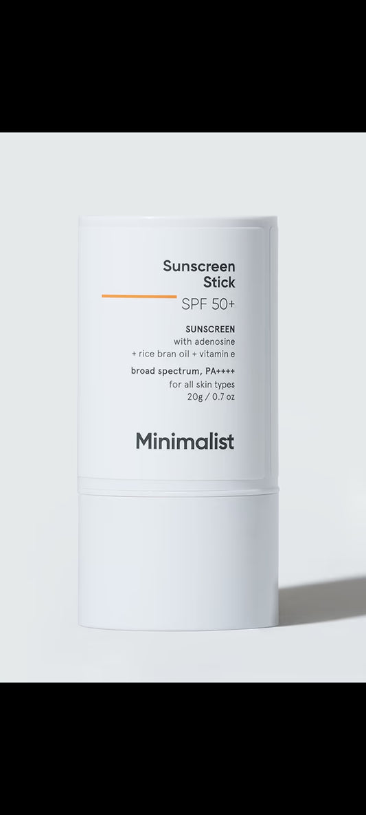 Minimalist SPF 50+ Sunscreen Stick