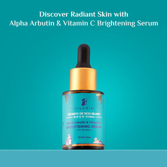 Pilgrim
Alpha Arbutin & Vitamin C Brightening Skin Face Serum
(30ml)