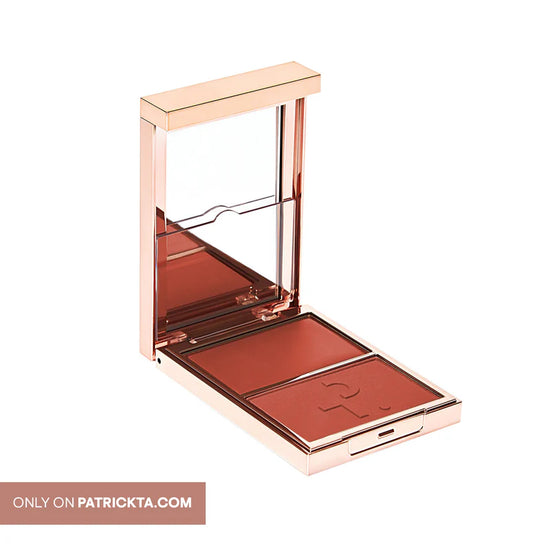 Patrick Ta For Face Double-Take Creme & Powder Blush Duo Creme Double Tenue & Poudre Blush
